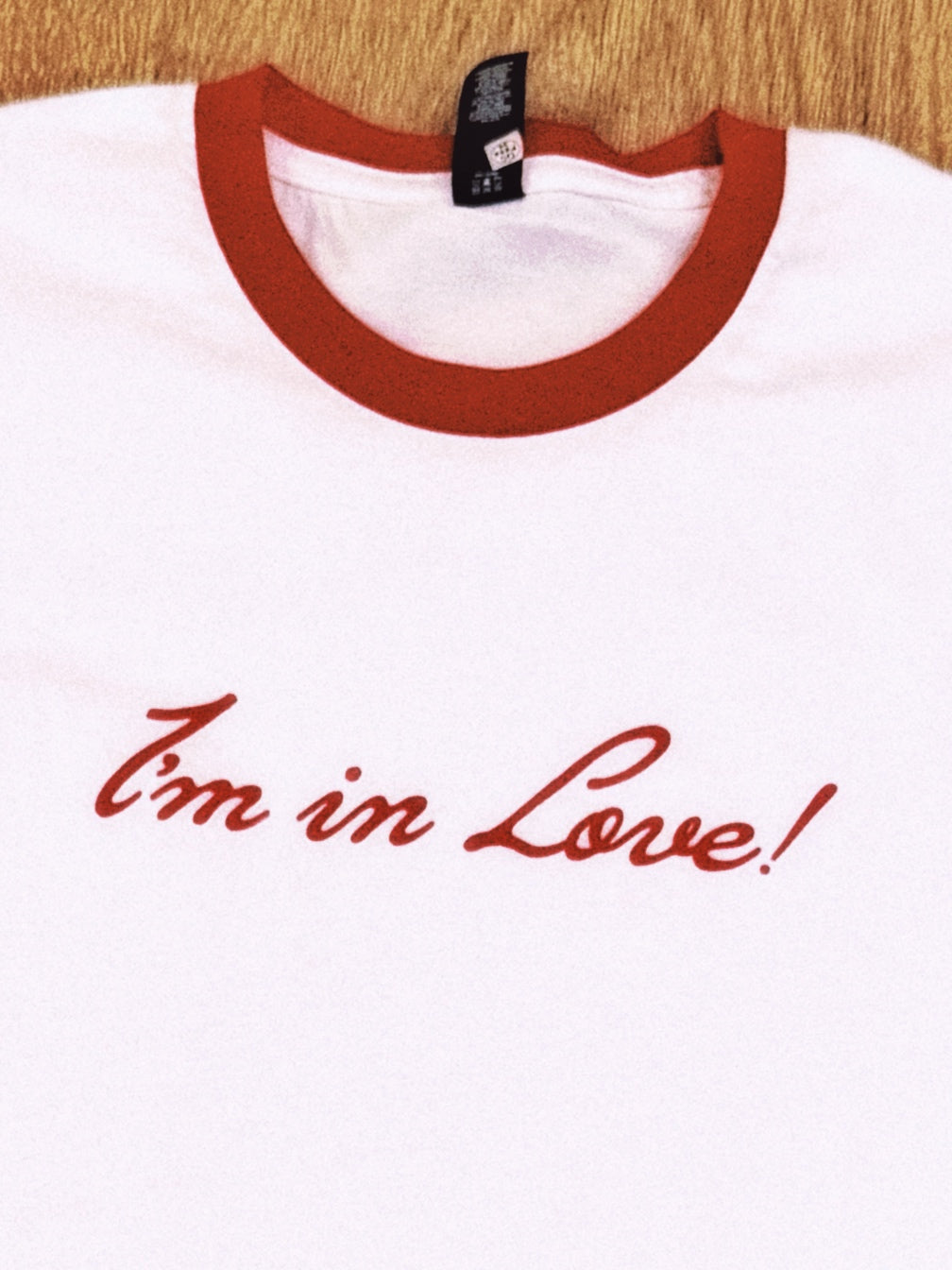 I'm in Love Ringer Tee